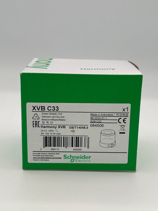 New Schneider Electric Harmony XVB Green Steady Unit C33