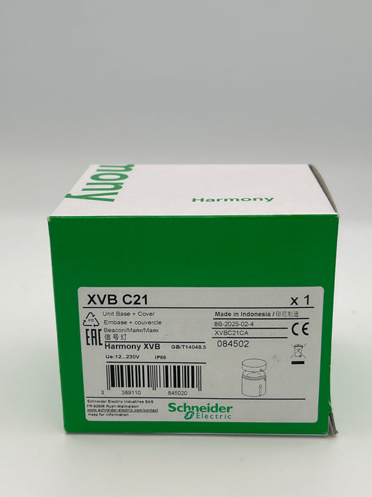 New Schneider Electric Harmony XVB Unit Base + Cover C21