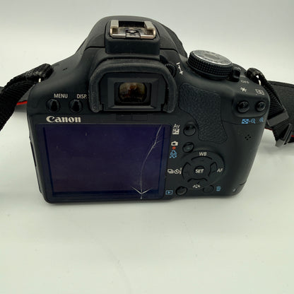 Canon EOS Rebel T1i 15.1MP Digital SLR DSLR - Cracked LCD