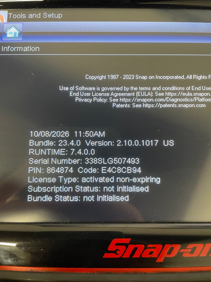 Snap-On Solus Edge Automotive Diagnostic Scanner / Code Reader   EESC320